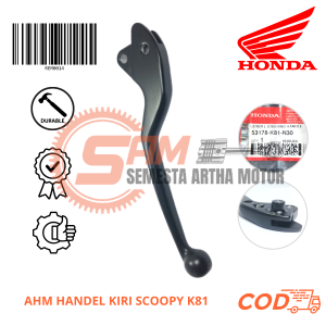 Handel Kiri Scoopy Fi K81 AHM Handle Rem Belakang Motor Matic Honda