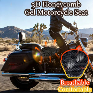 3D Honeycomb Air Shockproof Comfort Gel Motorcycle Seat Anti-Slip Breathable Mesh Gel Seat Cushion