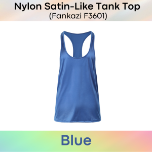 Lifestyle: Mens Nylon Satin-Like Tank Top (F3601)