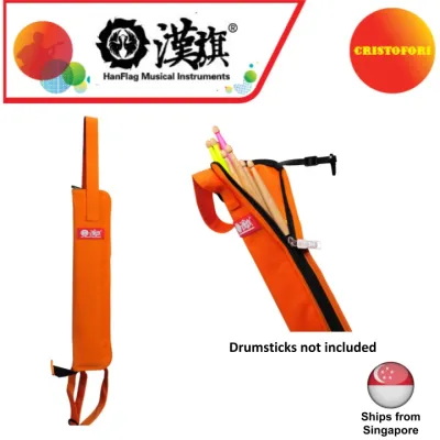 Drum Stick Bag Case Water-resistant with Carrying Strap for Drumsticks (Assorted Colors)