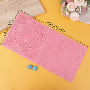 💕 Store opening 💕 3D Printing Pen Silicone Mat DIY Creative Drawing Template Pad With Heat-proof Finger Sleeve Art Tools Christmas Gift For Kids