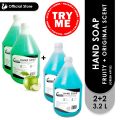 Institech Antibacterial Hand Soap Gallon X 4- Refill. 