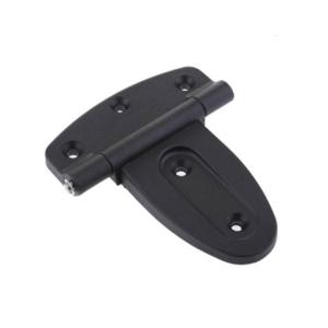 Black Door Hinges Shed Hinges Square Barn Hinges Heavy Duty Gate Hinges for T Hinges Barn Storage Shed Gate Plastic