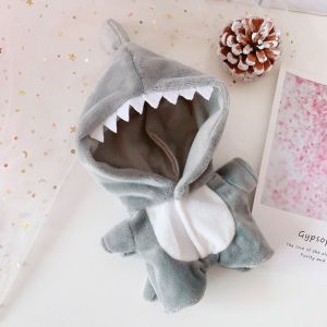 IDEAL DIY Toys 20cm Stuffed Animal Jumpsuit Canvas Shoes Cartoon Animal Doll Clothes Doll Clothes Plush Doll Clothes Idol Doll Clothes
