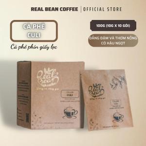 Cà Phê Phin Giấy (Drip Bag) – Tiện Lợi – Đậm Vị – Hộp 10 Gói – REAL BEAN COFFEE