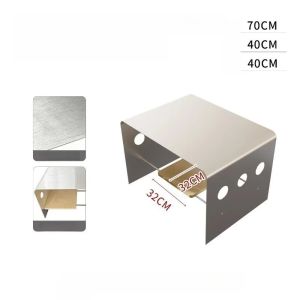 Sacesr Industrial Coffee Tables Modern Simple Stainless Steel Coffee Tables Two Tier Storage Rack Tea Table Study Room Furniture 2Z5B1