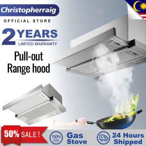 60cm Pull-out Smart Smoke Extractor Stainless Steel Kitchen Chimney Hood Cooker Exhaust Range Hood for Kitchen Wall-Mounted Cooker Hood