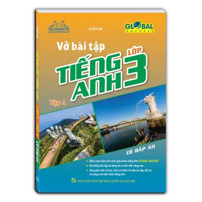 Sách - GLOBAL SUCCESS - Vở Bài Tập Tiếng Anh Lớp 3 - Tập 1(có đáp án)