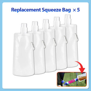TROUWIDS Outdoor Water Filter Straw Water Filtration System Water Purifier for Emergency Preparedness Camping Traveling Backpacking