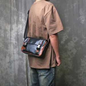 Tas Selempang Bahu Kasual Pria Kulit Aslii - Tas Bahu Pria Kulit Aslii