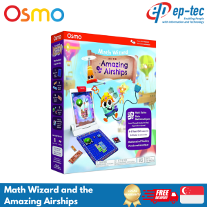 Osmo Math Wizard and the Amazing Airship Interactive Educational Toys for Enhancing Math Skills & Problem Ages 5+