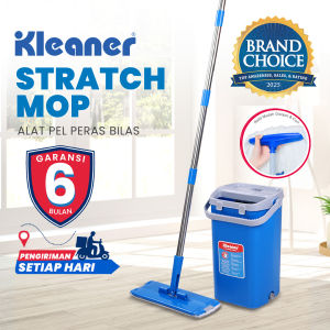 Kleaner Alat Pel 1 Set Dengan Ember Scratch Mop Pembersih Lantai GST003