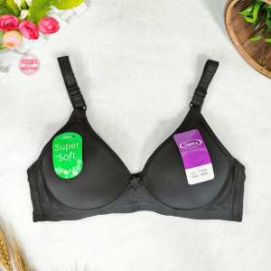 Bra Tanpa Kawat SOREX 17238 Katun Kait 2 Size 34-40 Cup Full/Bra Polos Katun Sorex Tanpa Kawat Cup Full Size 34-40 Sorex Tanpa Kawat Cup Full Size 34-vize 34-40