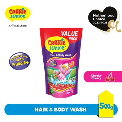 CARRIE JUNIOR Hair & Body Wash - Cheeky Cherry [1000g/500g/700g] [New Toy] Nourishing & Moisturising Skin
