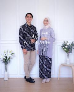 Batik Couple Indira: Sarimbit Brokat & Kondangan Modern