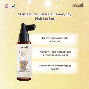 Moell Body Wash | Body Lotion | Hair Lotion Nutrisi Rambut Anak Bayi | Shampoo SLS Free | Balm Kulit Sensitif Anti Ruam Natural Organic
