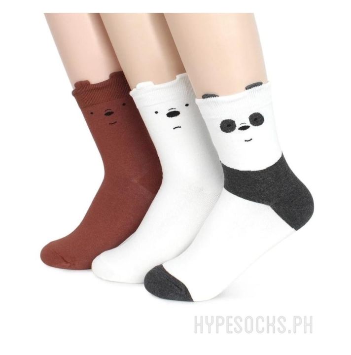 We Bare Bears Iconic Socks | Lazada PH