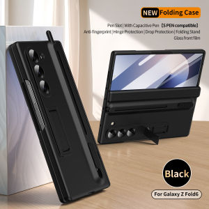 For Samsung Galaxy Z Fold 7 Fold 6 Fold 5 Fold 4 Case Hinge Screen Protector With Pen Anti-fall Cover