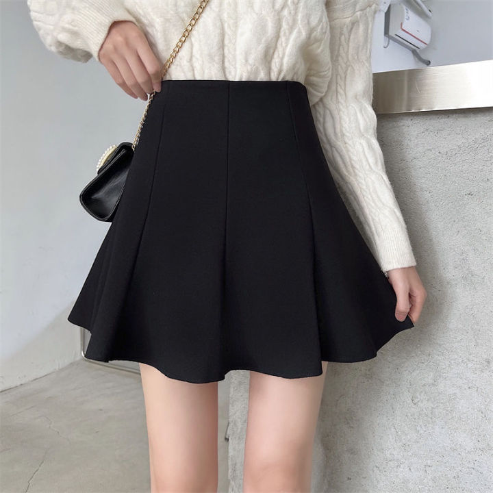 Black high clearance waisted skirts cheap