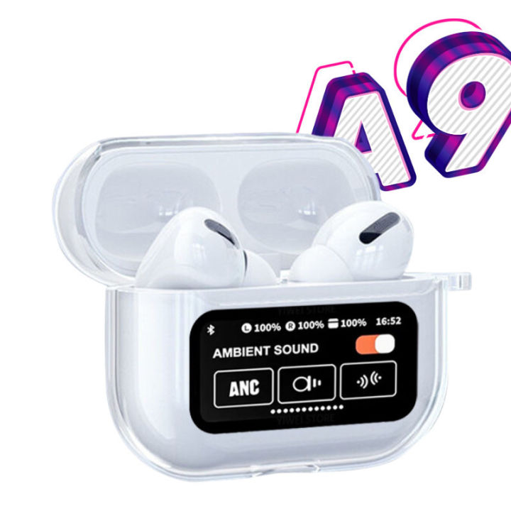 A9%20Pro%20Earphone&Case%20Bluetooth%20Wireless%20Earbuds%20with%20Screen%20Headset%20ANC%20Noise%20Reduction%20Mic%20Call%20Earbuds%20-%20Image%203