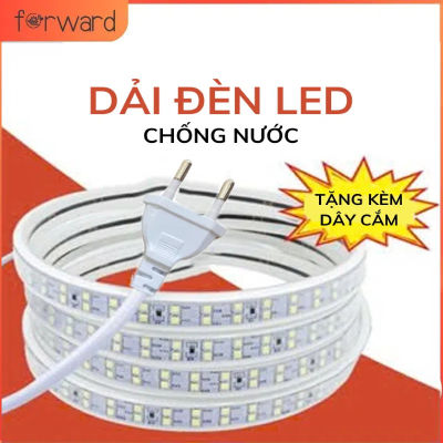 Led Strip ánh sáng ngoài trời không thấm nước 220V Led String ánh sáng phòng kết nối trần trang trí 2 pin phòng ngủ, phòng khách, nhà bếp, quầy bar, bên không thấm nước IP67 DIY chế độ trang trí