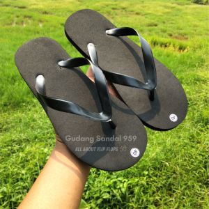 SENDAL JEPIT ANAK CEWEK DAN COWOK LUCU WARNA HITAM TERMURAH