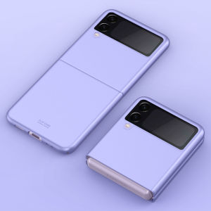 for Samsung Galaxy Z Flip 4 Flip3 Flip4 Case Matte Candy Color Hard PC Shockproof Back Cover for Samsung ZFlip4 Protection Shell