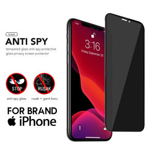 ( ANTI PECAH ) Antigores Spy CERAMIC MATTE Antigores Private (BLACK) TEMPERED GLASS PRIVASI/SPY FOR Ip 6 7+ 8+ X XS 11 12 Pro 13 Pro Max - Anti Gores Ip - Pelindung Layar - Tempered Glass - Anti gores