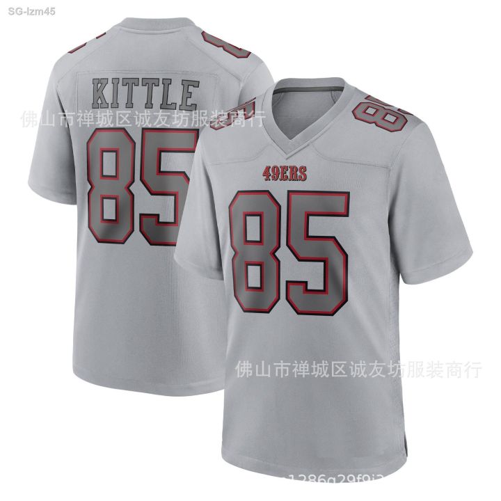 NFL Football Jersey 49ers 85 Gray Inverted George Kittle Lazada