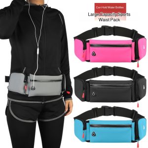 Running Waist Pack Ultrathin Elastic Waistband Waterproof Cell Phone Bag Walking Fitness Waist Bag