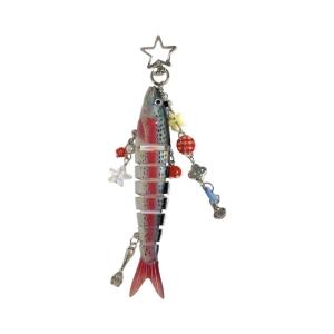Practical Fish Charm Keychain Fashion Key Ornament Resin Texture Key Pendant Perfect for Daily Wear and Party Wear