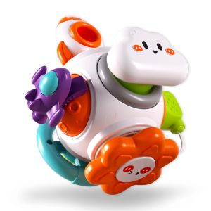 Orzbow Travel Activities Baby Busy Cube Montessori Busy Board Ball Early Education Toy for 6 9 10 12 18 Months Old Toddlers Boys Girls