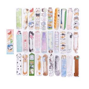 30 đếm phim hoạt hình Kitten Puppy bookmarks scrapbooking Nguồn cung cấp cho sinh viên người lớn trẻ em Nhật ký thủ công nghệ thuật dự án