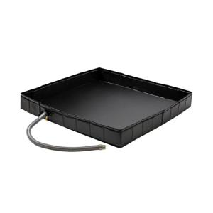 Foldable Shower Base Portable Shower Pan with Drain Pipe Foldable Shower Basin Shower Tent Awning Base Replacement