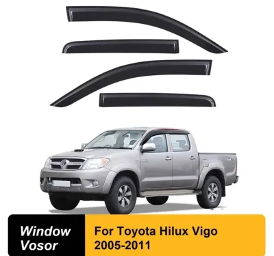 Toyota Hilux Vigo Revo Door Visor Injection Window Air Press