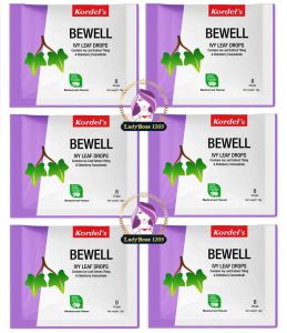 Kordels Bewell Ivy Leaf Drops to relieve dry itchy and painful throat [Blackcurrant Flavour] (20g x 8 drops per sachet)