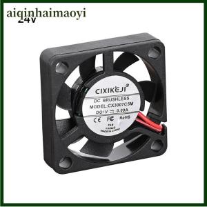 aiqinhaimaoyi 1 Piece Quạt làm mát 2 dây 30x30x7mm 3007 30mm fan DC 5V 12V 24V 3D máy in fan hâm mộ Card đồ họa Fan DIY phụ kiện