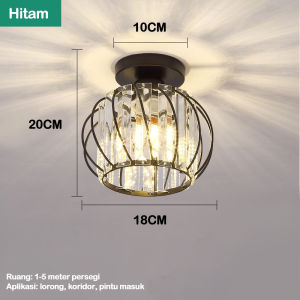 LAMPU HIAS PLAFON BUNGA LANGIT LANGIT / LAMPU PLAFON MEWAH  Lampu plafon kristal modern ruang tamu lampu lorong teras 29100-20CM  Kap lampu hias tempel ke flafon minimalis