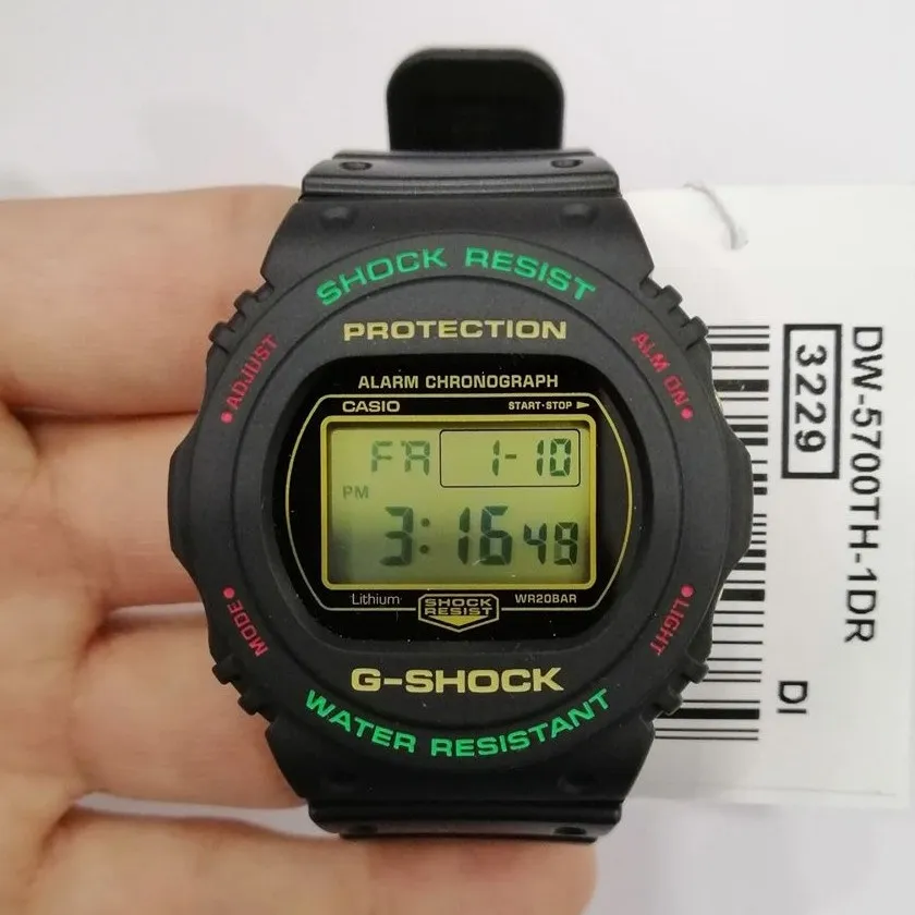 OFFICIAL WARRANTY) Casio G-Shock DW-5700TH-1 Throwback 90s Digital