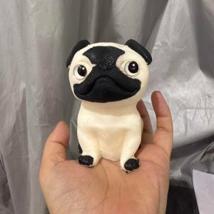 LILYGIRL Slow Rebound Schnauzer Doll Squeeze Toy Cartoon Animal Simulation Dog Squeeze Toys Novelty Colorful Dog Fidget Toy Sensory Toys