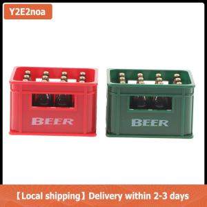 【Local shipping】 1:12 Dollhouse Mini Beer Drink Bottle Beer Box Drink Box Bar Kitchen Decor Toy