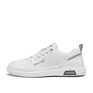 Luckyfanstore 1489 - FORCE Black & White Sneakers Casual Fashion Pria Wanita - E12