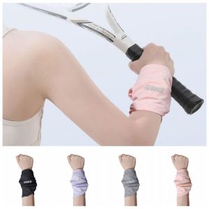 Cold Wrist Support Band Quick Dry Sweat Absorbing Sport Bracers Sweat Towel Cuff Tennis Sweat Band