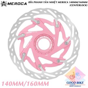 [GoGo Bike] Đĩa phanh thắng Tản Nhiệt xe đạp MEROCA  XR 140mm 160mm (Center Lock)