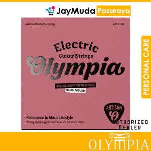 Olympia Electric Guitar Strings Full Set ART-E1052 Nickel Wound 010-052 Light TOP Heavy BTM Coating