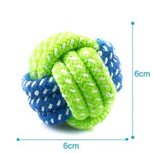 Dog Toys Dogs Chew Teeth Clean Toys Grinding Teeth Traning Fun Playing Cotton Rope Ball Puppy Toys