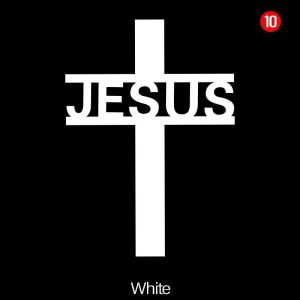 Jesus Cross Sticker for Car Accessories Vinyl Waterproof Sticker for Motorcycle and Car Stickers Design Big Bumper Stickers Christian Religious Sticker