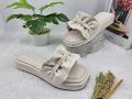 Fuzzy's - Ryuna Sandal wanita Spons kokop kerut mutiara IS-02. 