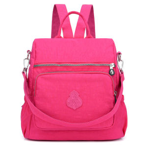 Xudewei Large Capacity Backpack Shoulder Bag Student Waterproof Lightweight Casual Rucksack Wear-resistant Backpack Travel