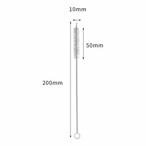 Sikat Pembersih Celah Sedotan - Sikat Pembersih Sedotan - Sikat Pembersih Tahan Karat - 1pcs